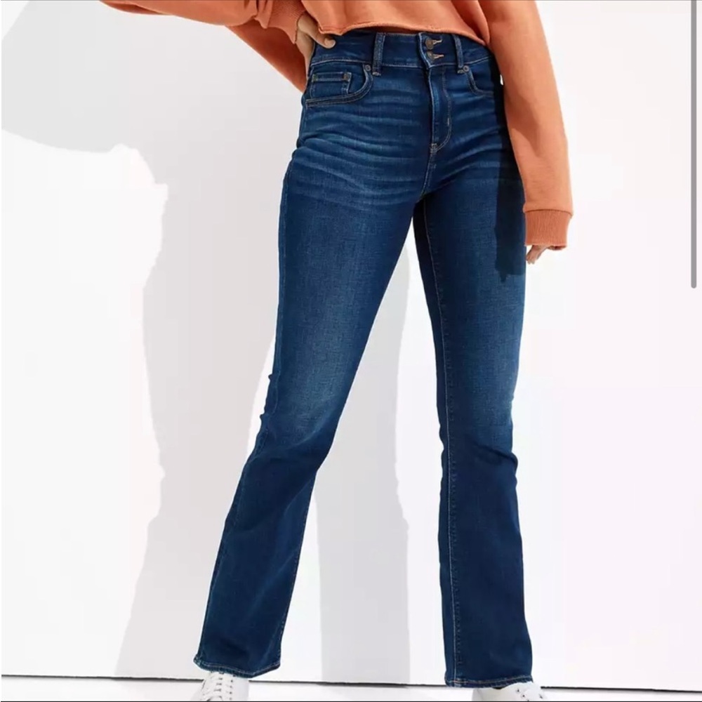 American Eagle Artist Super Stretch Flare Jeans size 14 women